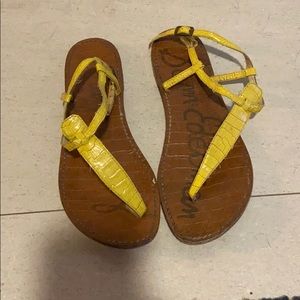 Sam Edelman Yellow Gigi Sandals